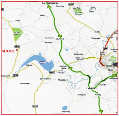 map of the shooting area